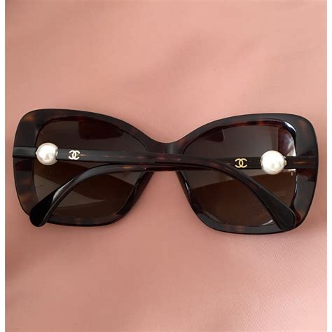 chanel sunglasses brown